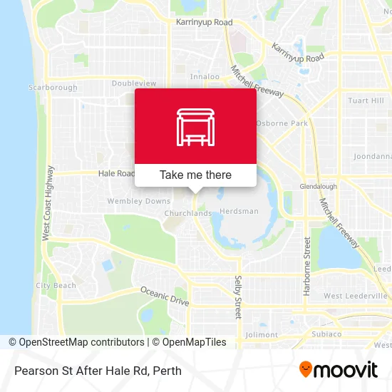 Mapa Pearson St After Hale Rd