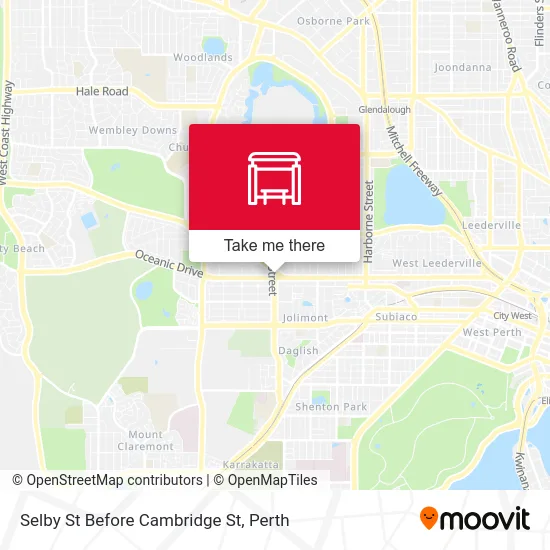Mapa Selby St Before Cambridge St