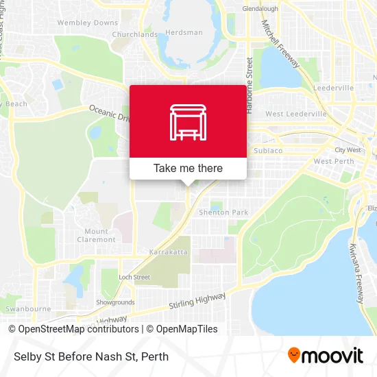 Mapa Selby St Before Nash St