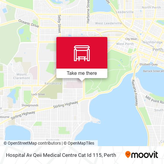 Hospital Av Qeii Medical Centre Cat Id 115 map