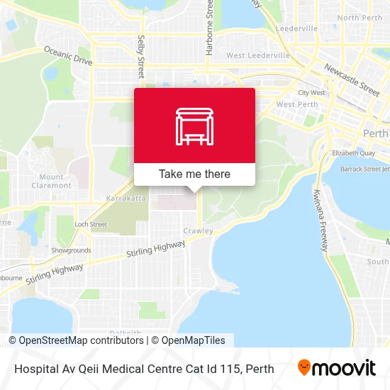 Qeii Map Hospital Av Qeii Medical Centre Cat Id 115 stop - Live Arrivals, Routes ...