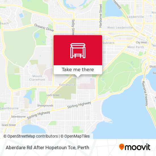 Aberdare Rd After Hopetoun Tce map