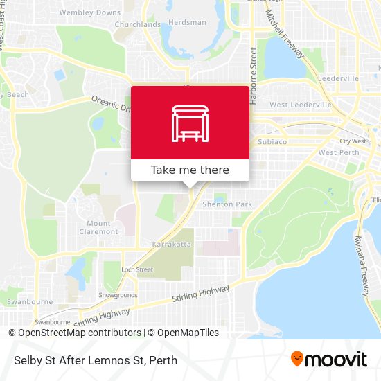 Selby St After Lemnos St map