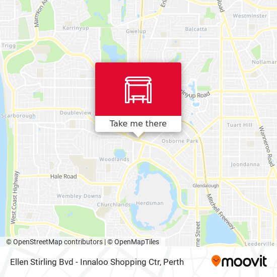 Ellen Stirling Bvd - Innaloo Shopping Ctr map