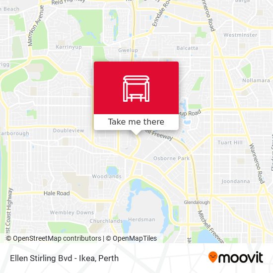 Ellen Stirling Bvd - Ikea map
