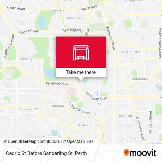 Mapa Cedric St Before Sanderling St