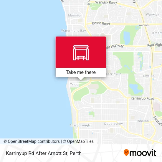 Karrinyup Rd After Arnott St map