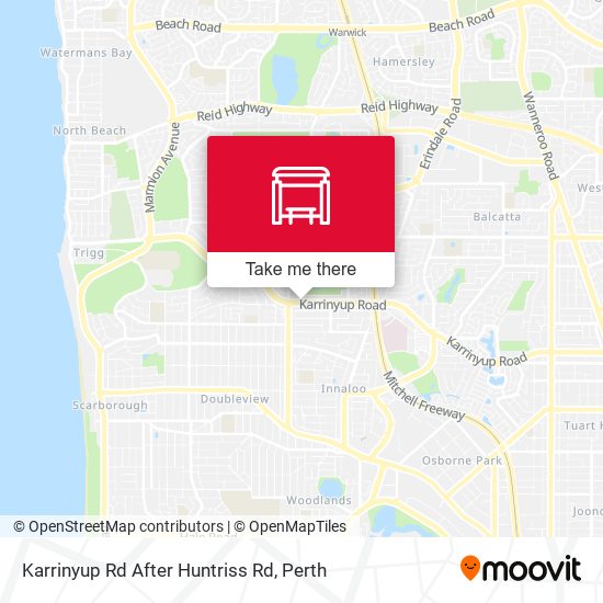 Mapa Karrinyup Rd After Huntriss Rd