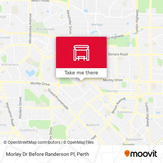 Morley Dr Before Randerson Pl map