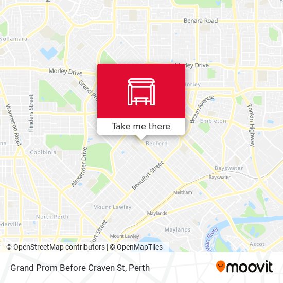 Grand Prom Before Craven St map