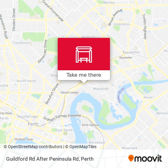 Guildford Rd After Peninsula Rd map