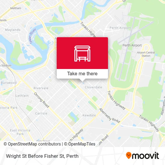 Mapa Wright St Before Fisher St