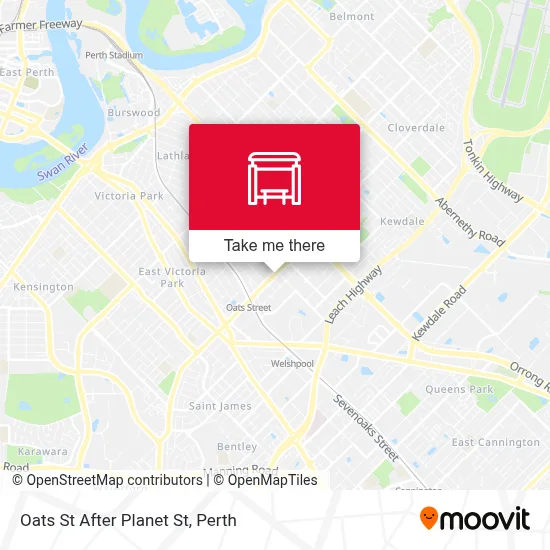 Mapa Oats St After Planet St