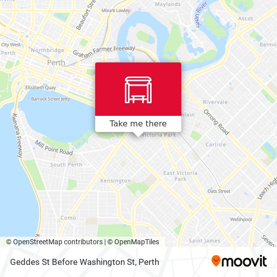 Geddes St Before Washington St map