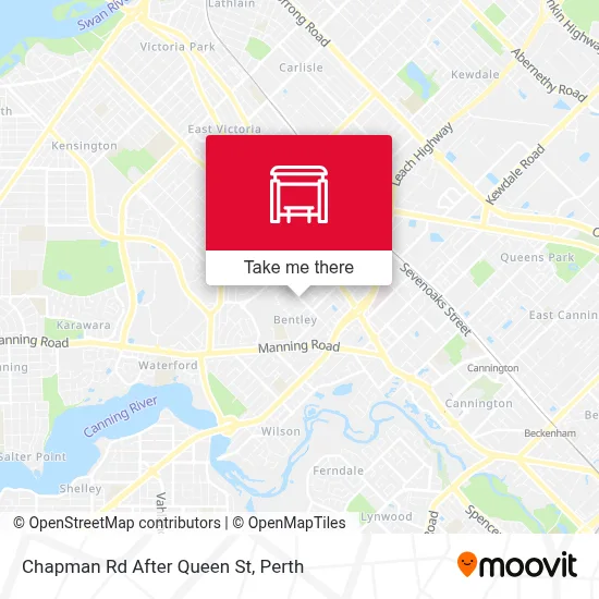 Mapa Chapman Rd After Queen St