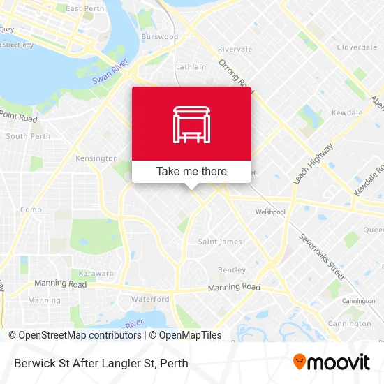 Mapa Berwick St After Langler St