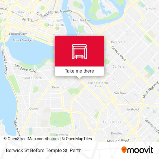 Mapa Berwick St Before Temple St