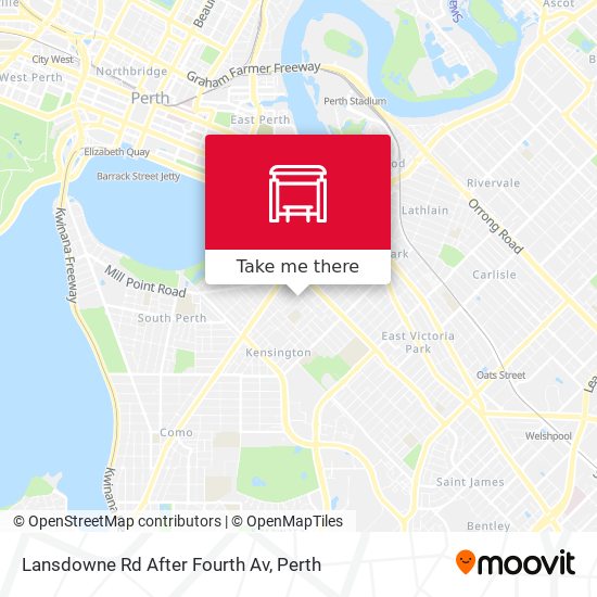 Lansdowne Rd After Fourth Av map