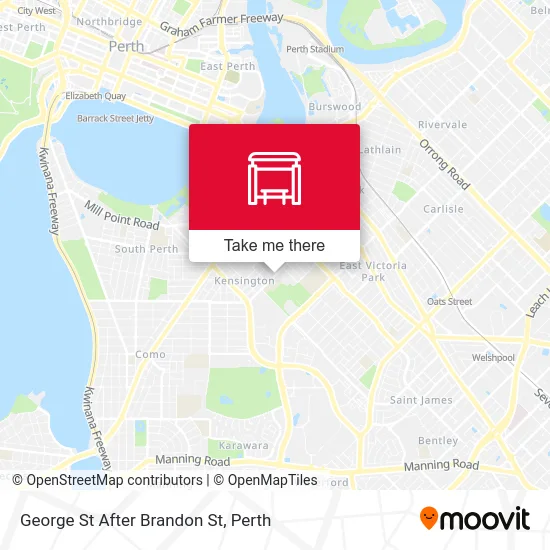 Mapa George St After Brandon St