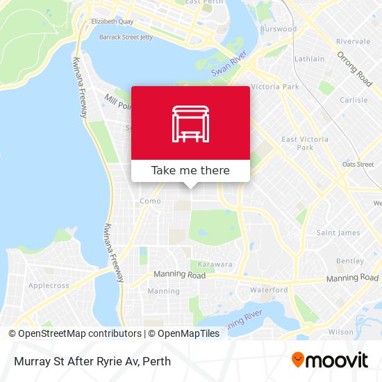 Murray St After Ryrie Av map
