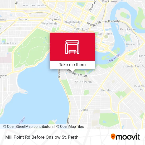 Mapa Mill Point Rd Before Onslow St