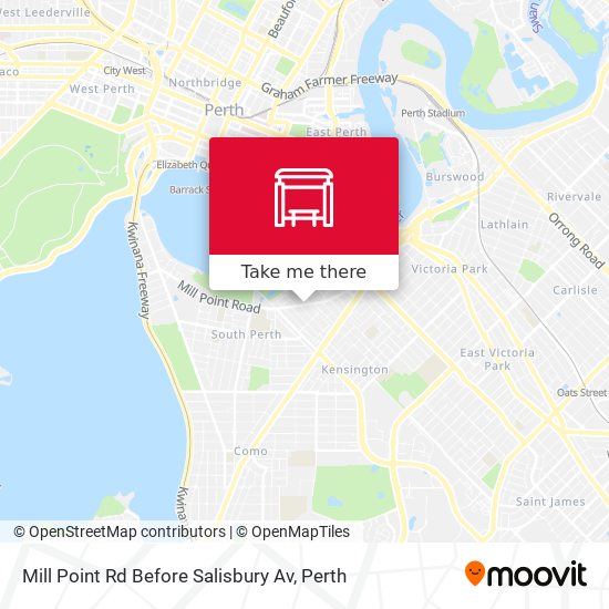 Mill Point Rd Before Salisbury Av map