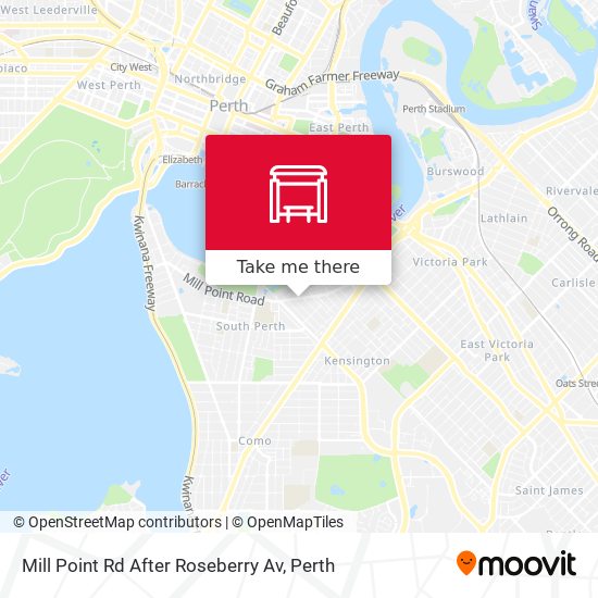 Mill Point Rd After Roseberry Av map
