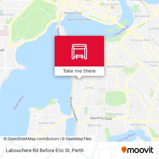 Labouchere Rd Before Eric St map