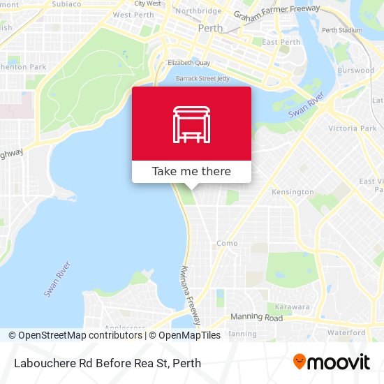 Labouchere Rd Before Rea St map