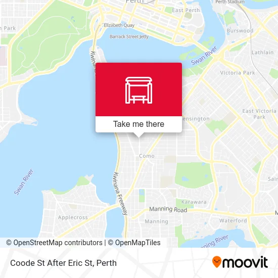 Mapa Coode St After Eric St