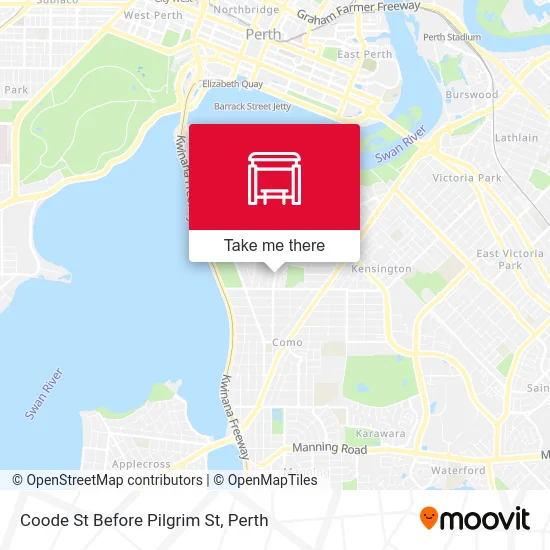 Mapa Coode St Before Pilgrim St