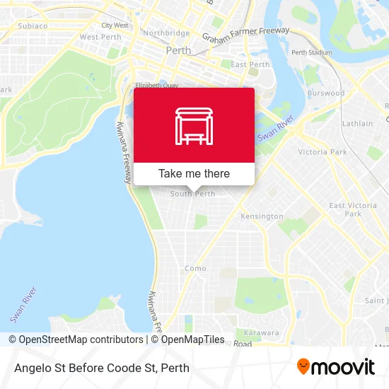 Mapa Angelo St Before Coode St