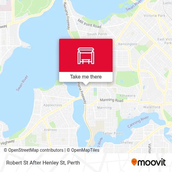 Mapa Robert St After Henley St