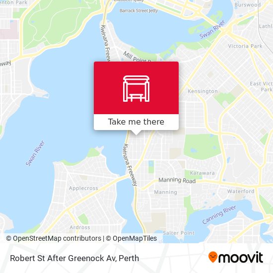 Robert St After Greenock Av map