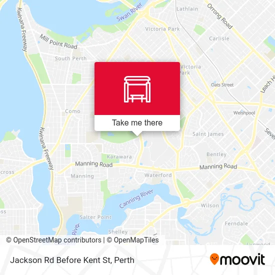 Mapa Jackson Rd Before Kent St