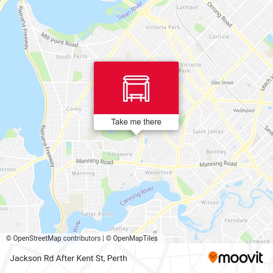 Mapa Jackson Rd After Kent St