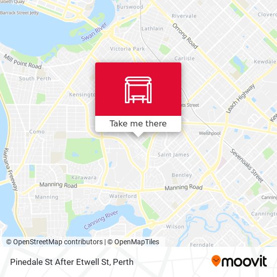 Pinedale St After Etwell St map