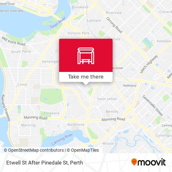 Etwell St After Pinedale St map