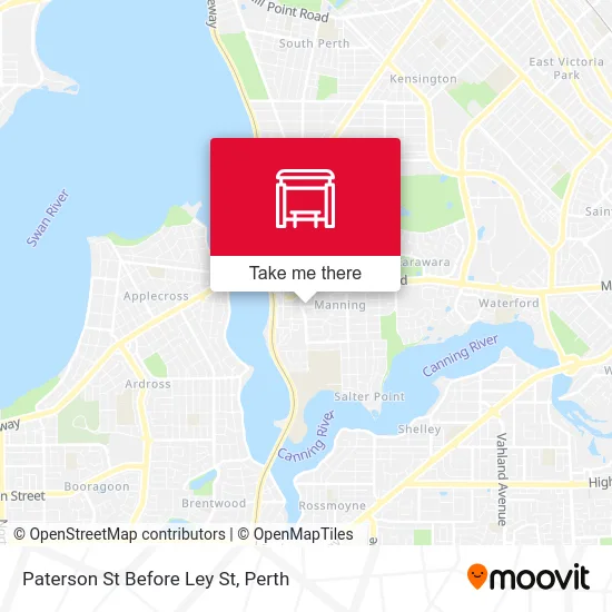 Mapa Paterson St Before Ley St