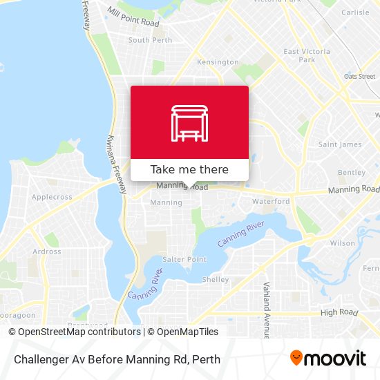 Challenger Av Before Manning Rd map