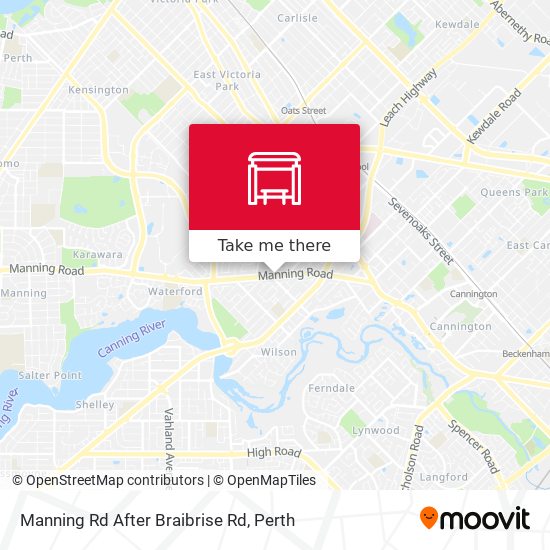 Manning Rd After Braibrise Rd map