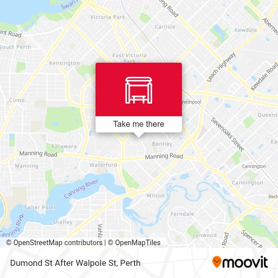 Mapa Dumond St After Walpole St