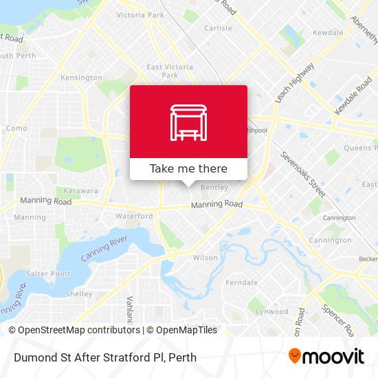 Dumond St After Stratford Pl map