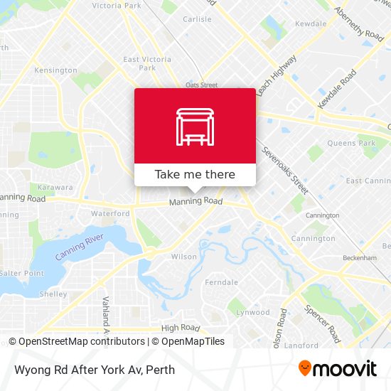 Wyong Rd After York Av map
