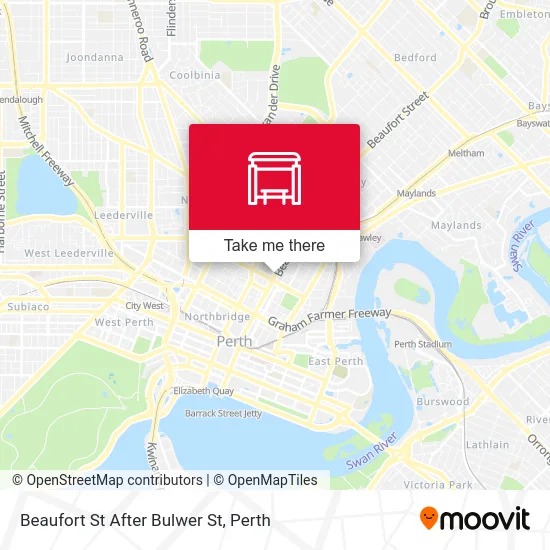 Mapa Beaufort St After Bulwer St