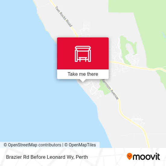 Mapa Brazier Rd Before Leonard Wy