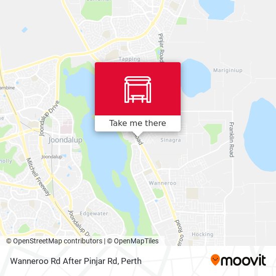 Wanneroo Rd After Pinjar Rd map