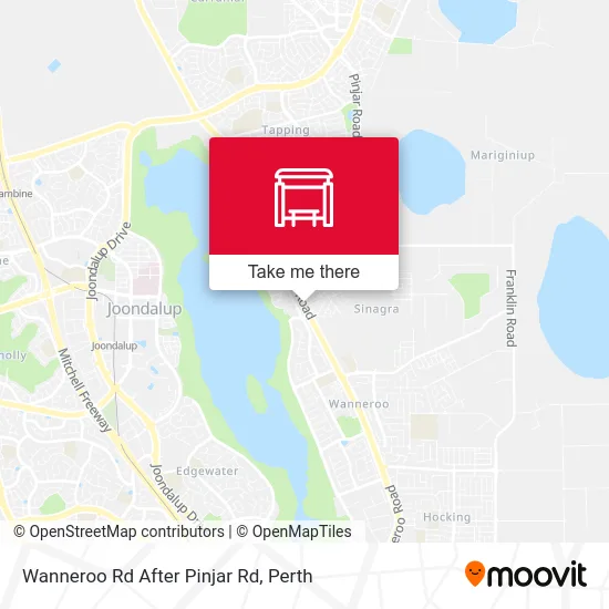 Mapa Wanneroo Rd After Pinjar Rd