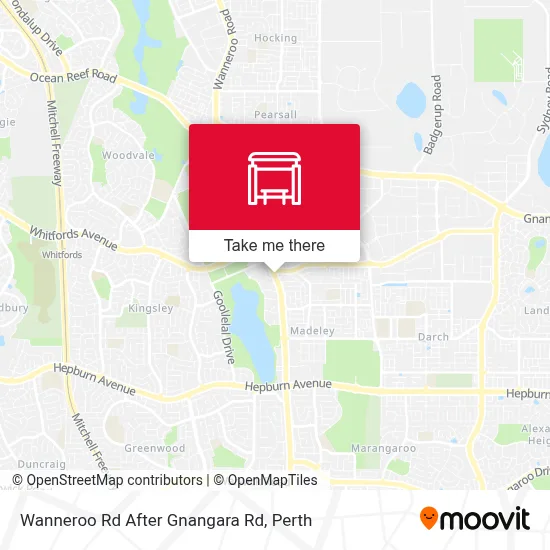 Mapa Wanneroo Rd After Gnangara Rd