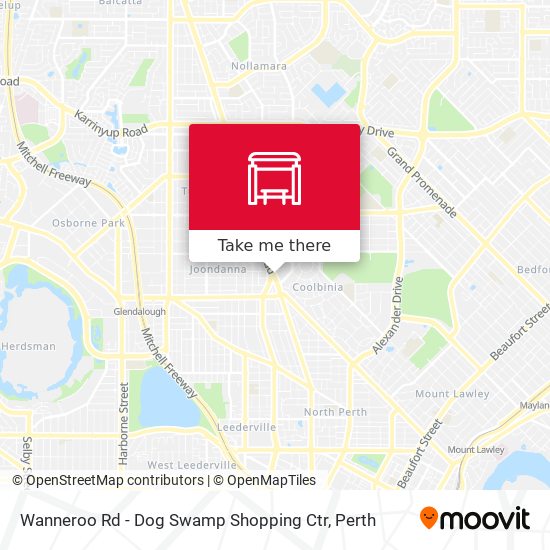 Mapa Wanneroo Rd - Dog Swamp Shopping Ctr